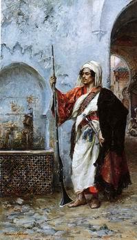  Arab or Arabic people and life. Orientalism oil paintings 422